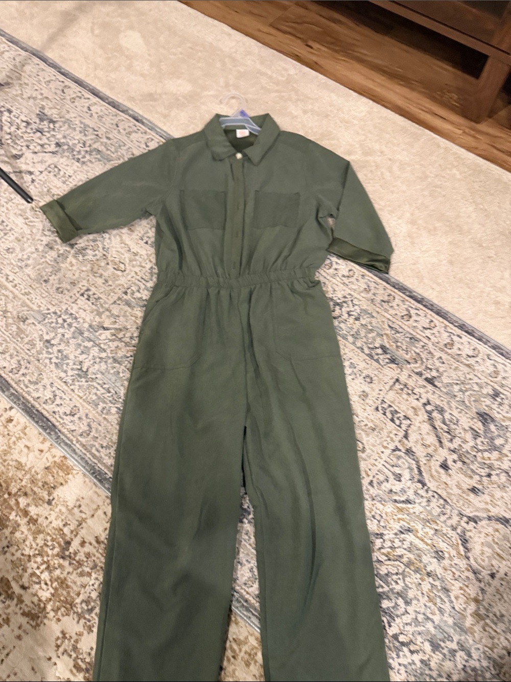 wonder nation Olive Green Utility Jumpsuit